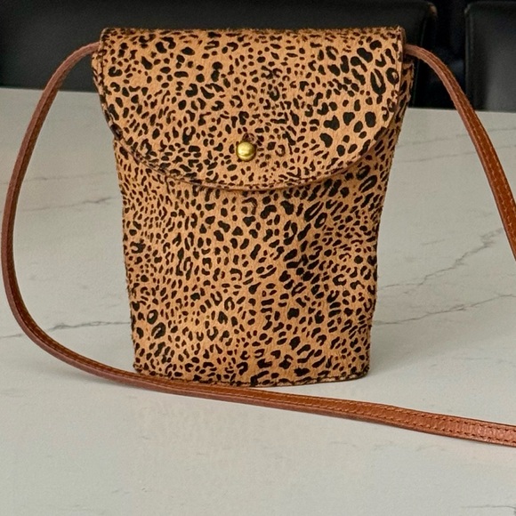 Madewell Leopard Print Crossbody Bag - Picture 2 of 9